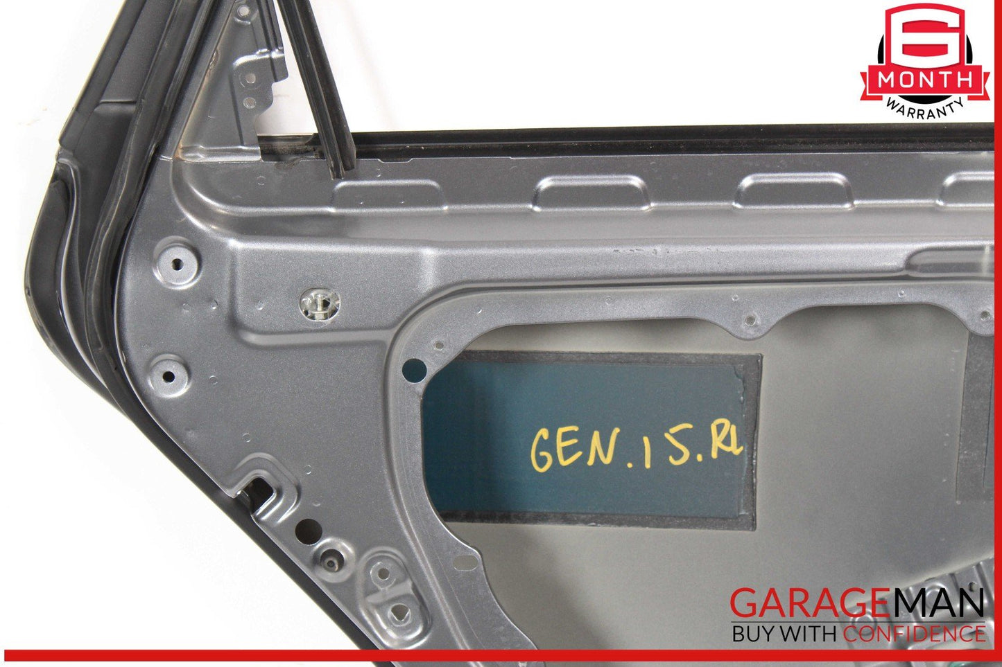 15-20 Genesis G80 Rear Left Driver Side Exterior Door Shell Frame Panel OEM