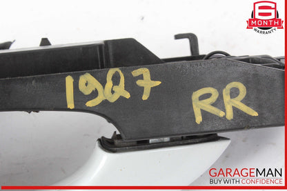 17-24 Audi Q7 Right Passenger Side Exterior Door Handle White 4M0837886A OEM