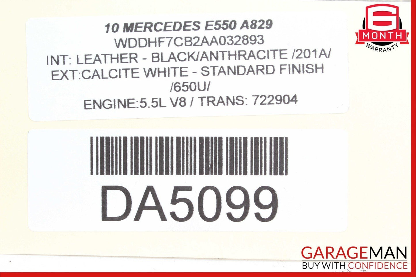 10-16 Mercedes W212 E550 Front Left Driver Side Top Upper Control Arm RWD OEM
