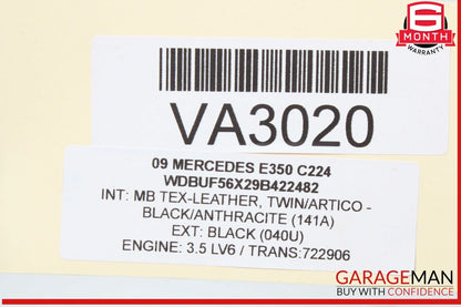 05-13 Mercedes W211 E350 ML350 Front Left Side Engine Timing Chain Cover Plate