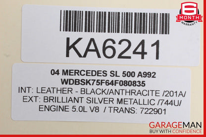 03-08 Mercedes R230 SL500 Front Left Driver Side Door Control Module Unit Q3 OEM