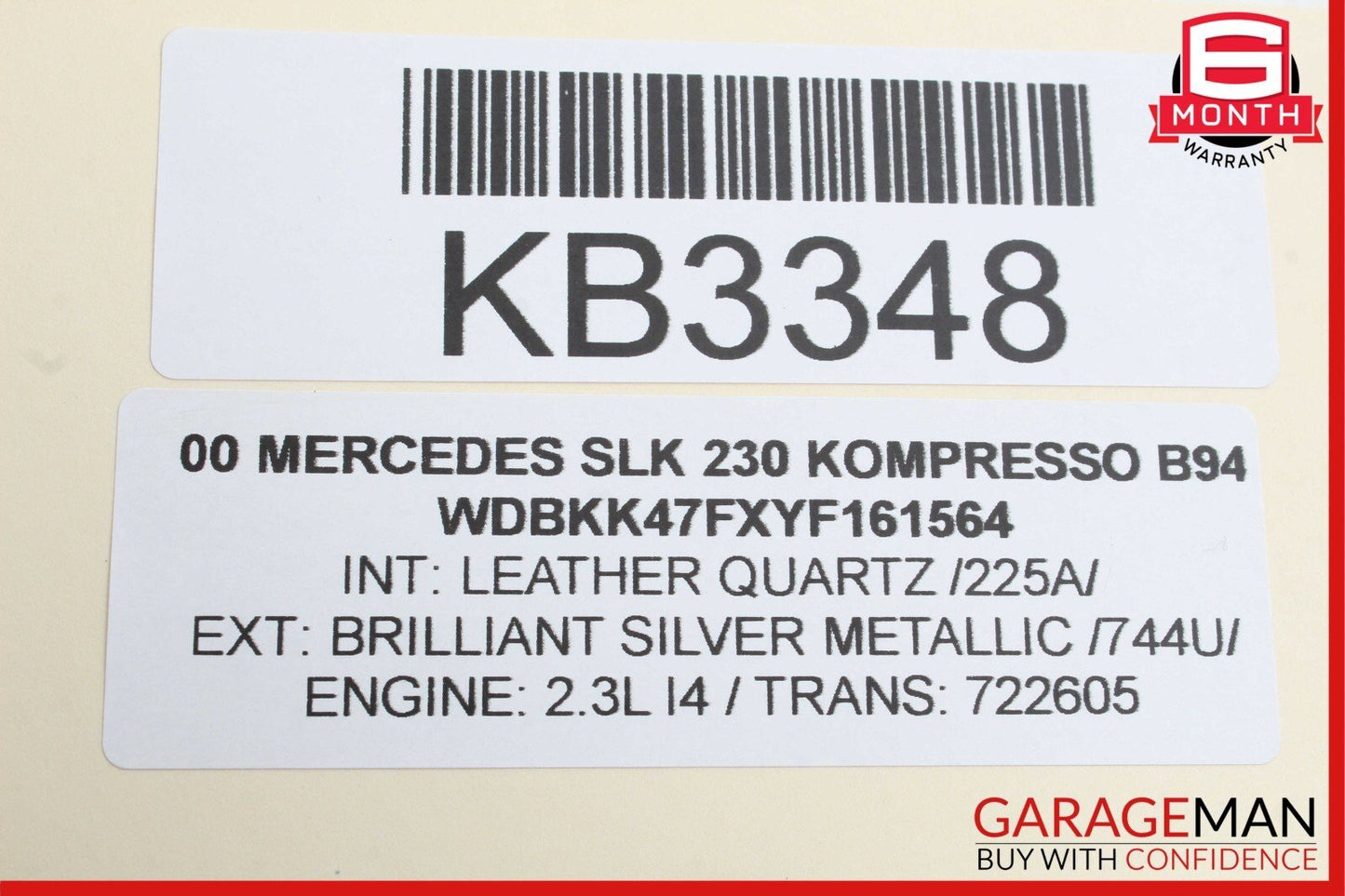 97-04 Mercedes R170 SLK320 Front Right Side Door Window Regulator Motor Unit OEM