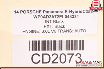 14-16 Porsche Panamera 970 Rear Right Spindle Knucke Drive Axle Shaft Assembly