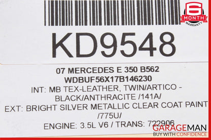05-12 Mercedes W211 E350 SLK350 3.5 M272 ECU Engine Control Module Flashed