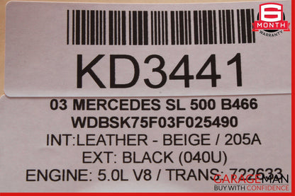 03-06 Mercedes R230 SL500 Front Left Door Keyless Go Entry Antenna Module OEM