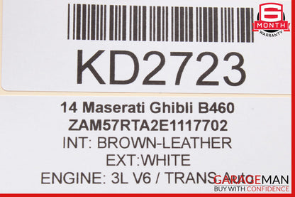 14-17 Maserati Ghibli Rear Right Door Window Regulator Motor Unit OEM