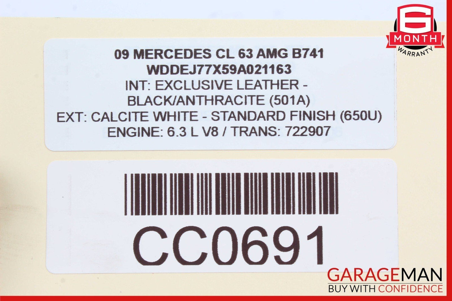 07-14 Mercedes W216 CL63 CL65 S65 AMG Rear Left Side ABC Shock Strut Hydraulic