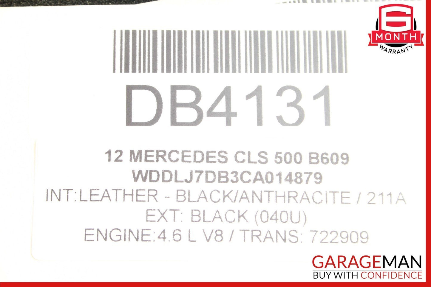 12-17 Mercedes W218 CLS550 S550 722.9 7G Automatic Transmission 722.909 177k