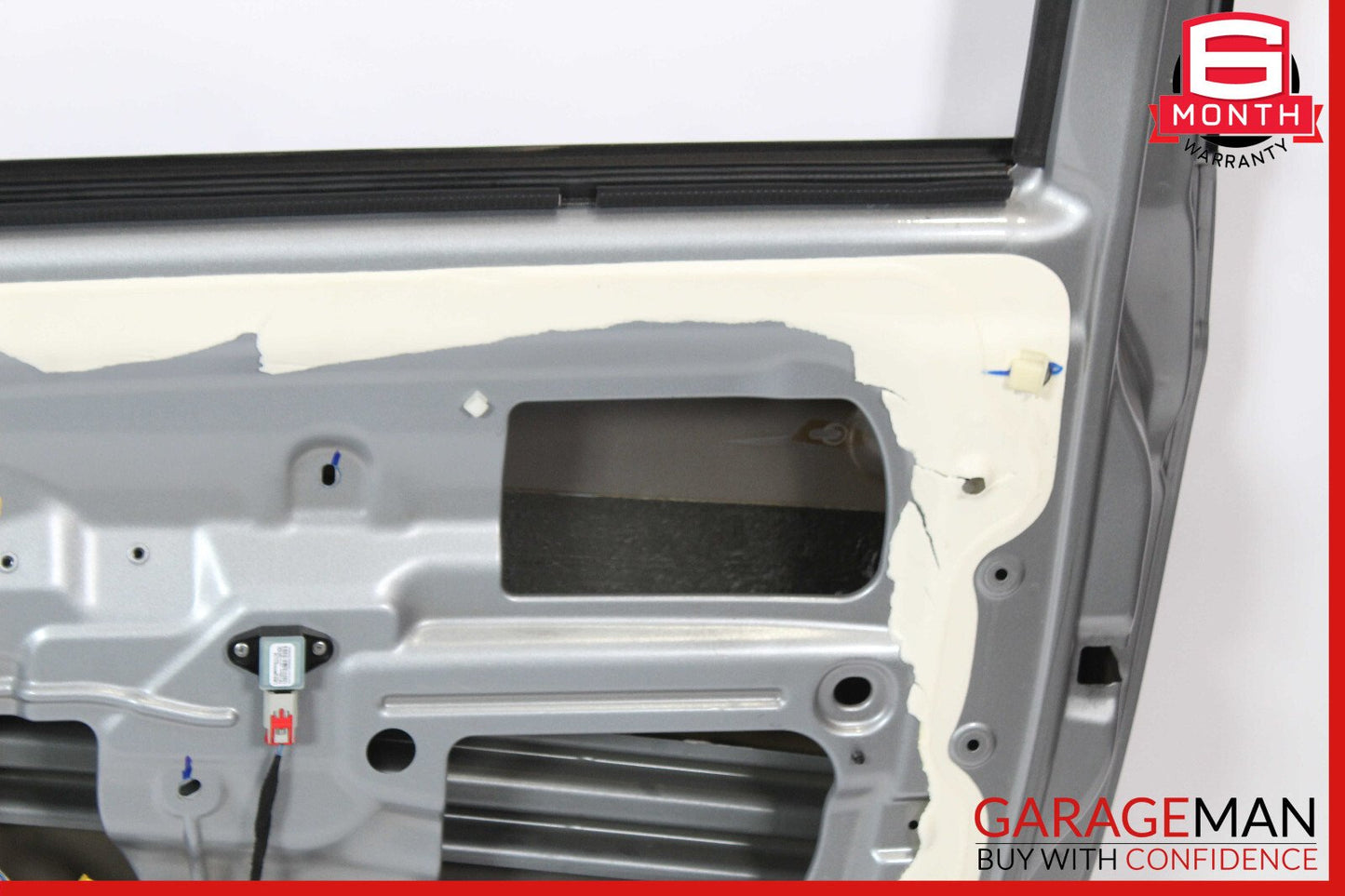 12-17 Fiat 500 Front Right Door Shell Panel Silver OEM