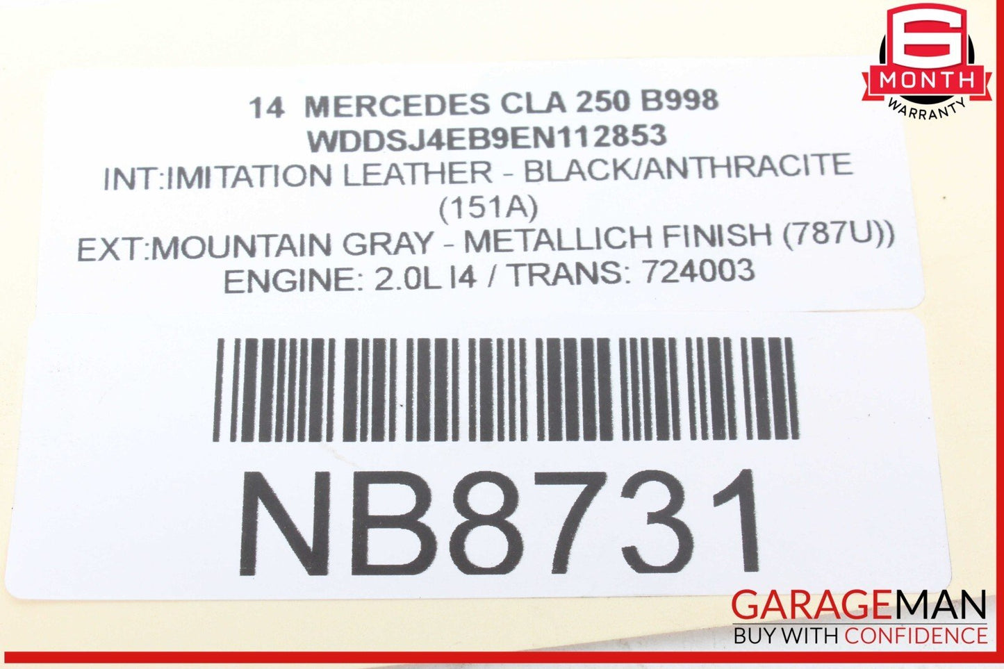 14-19 Mercedes W117 CLA250 Rear Right Passenger Side Wheel Spindle Knuckle Hub