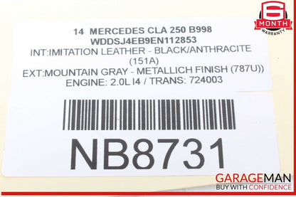 14-19 Mercedes W117 CLA250 Rear Right Passenger Side Wheel Spindle Knuckle Hub
