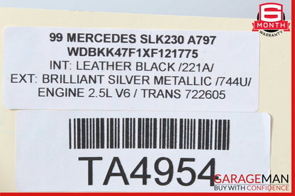 97-04 Mercedes R170 SLK230 Front Left & Right Side Brake Caliper Calipers Set