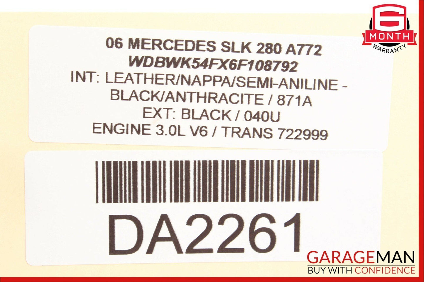 01-08 Mercedes R171 SLK280 S430 Anti Theft Control Alarm Module 2118209126 OEM