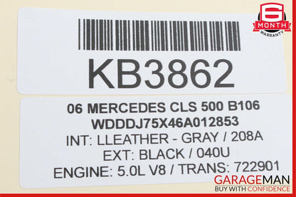 06-11 Mercedes W219 CLS500 CLS550 Rear Left Driver Door Lock Latch Actuator OEM