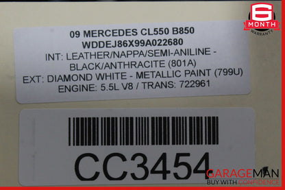 07-09 Mercedes W216 CL550 Cooling Radiator A/C Condenser Oil Cooler OEM