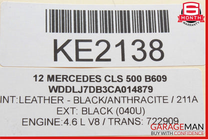 10-20 Mercedes W218 CLS550 SL550 E350 Window Regulator Motor 2078200642