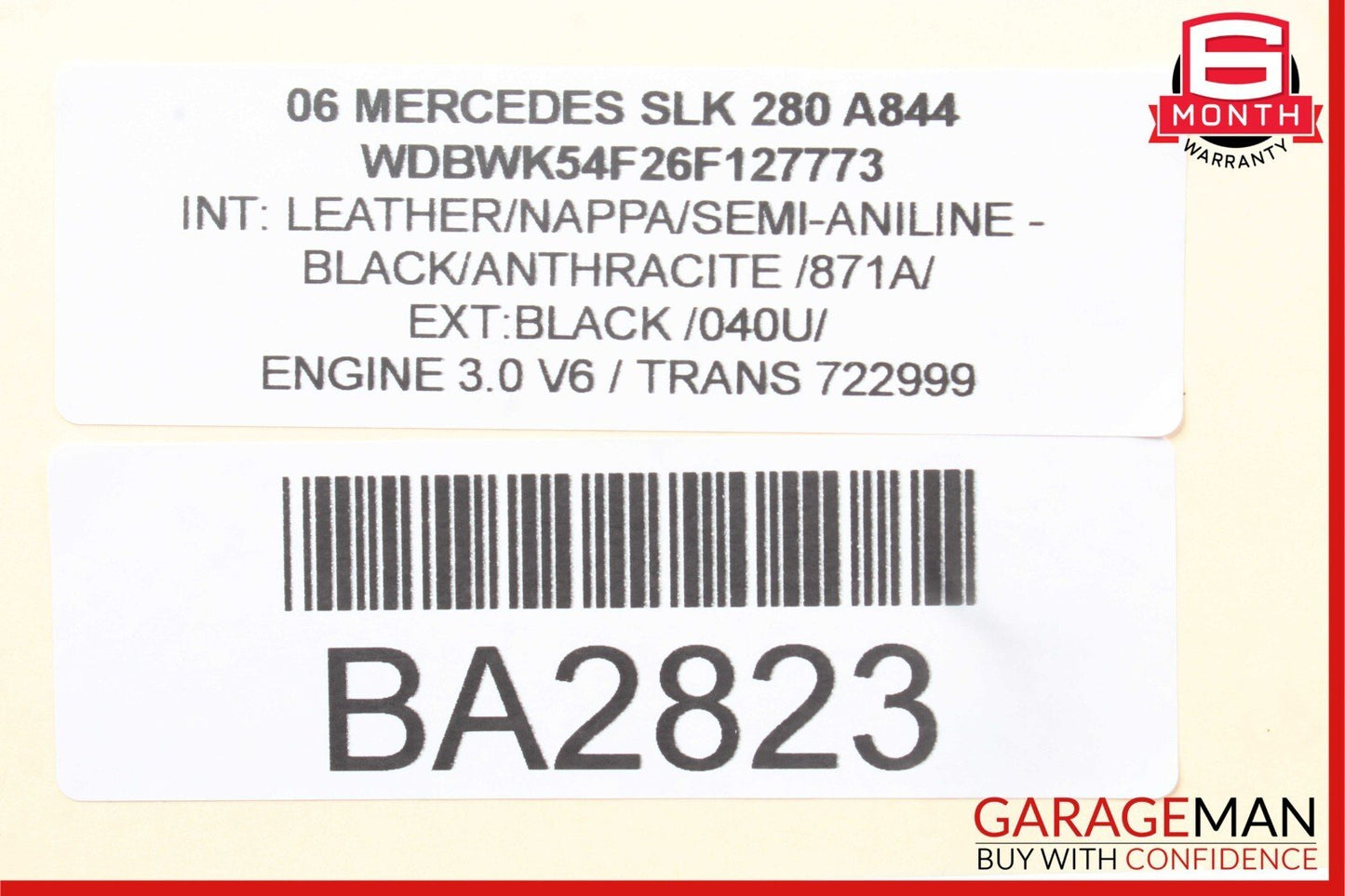 05-11 Mercedes R171 SLK280 SLK350 Front Right Door Window Regulator Motor Unit