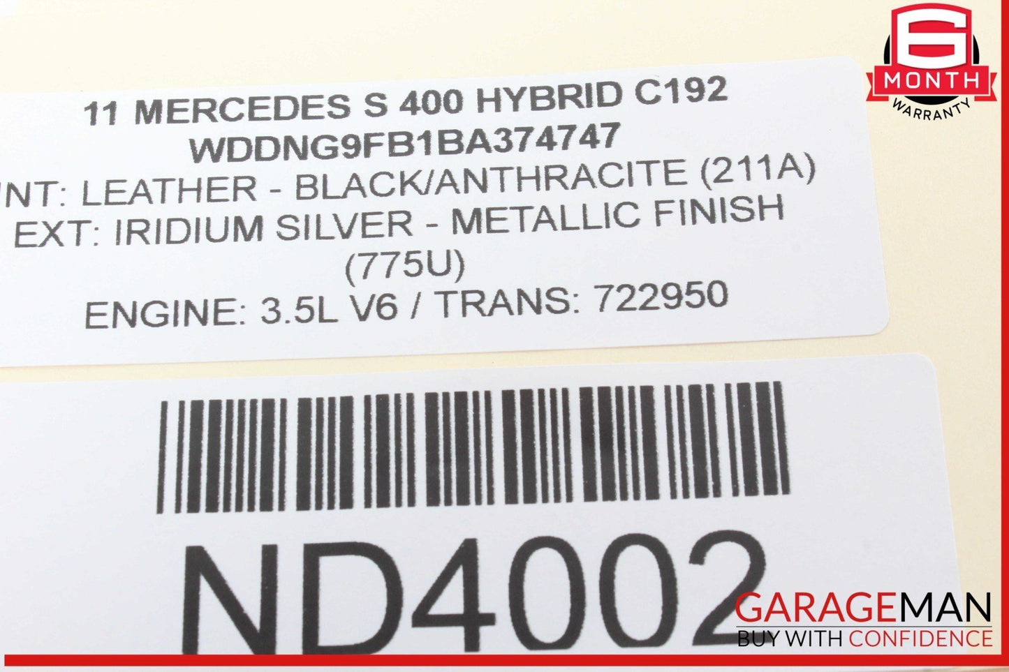 07-13 Mercedes W221 S400 Hybrid Front Left Driver Side Door Control Module OEM