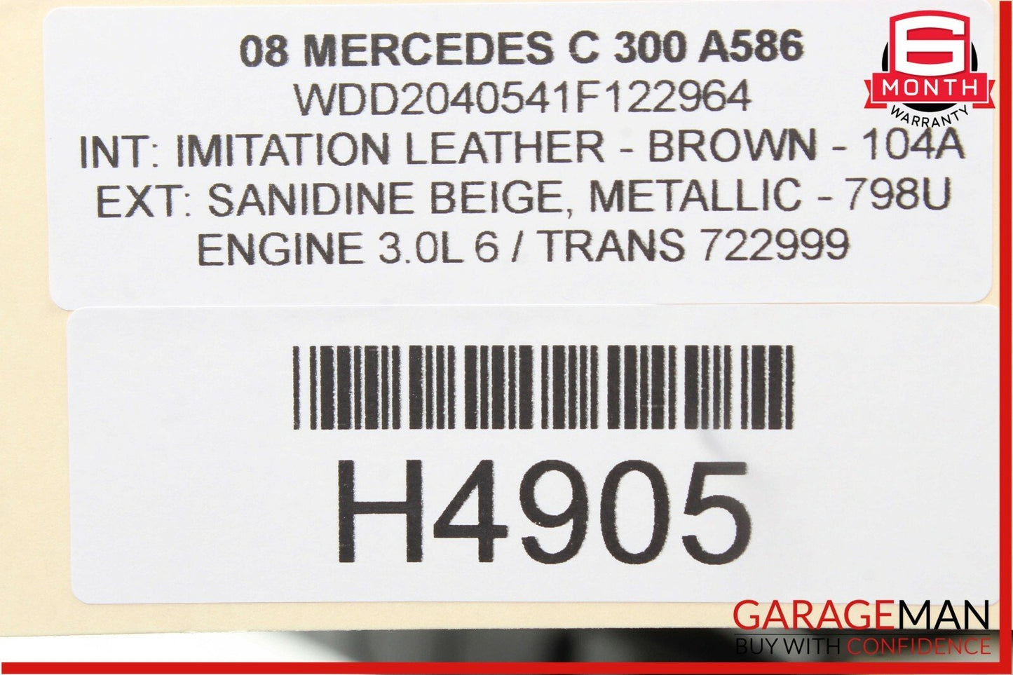 08-14 Mercedes W204 C300 AC A/C Climate Control Switch Trim Cover Wood Bezel