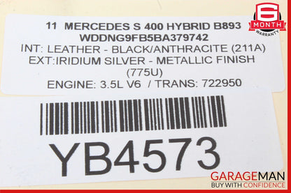 07-13 Mercedes W221 S400 Rear Left Door Lock Latch Actuator Keyless Go OEM