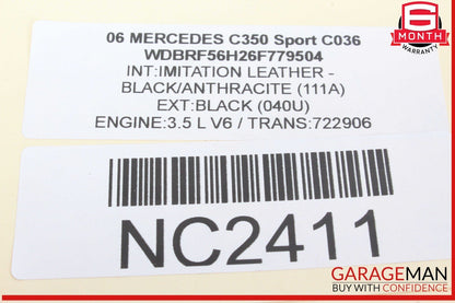 08-20 Mercedes W204 C350 Sport Front Left Wheel Spindle Knuckle Hub Bearing OEM