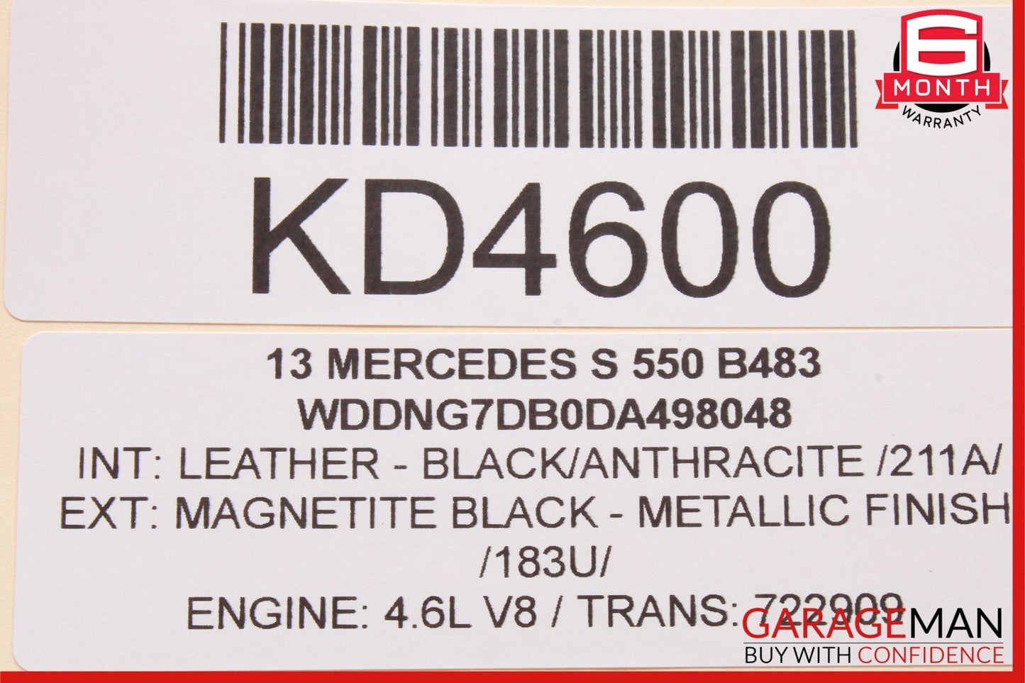 07-13 Mercedes W221 S550 S65 S63 AMG Front Left Side Under Seat Controller Unit