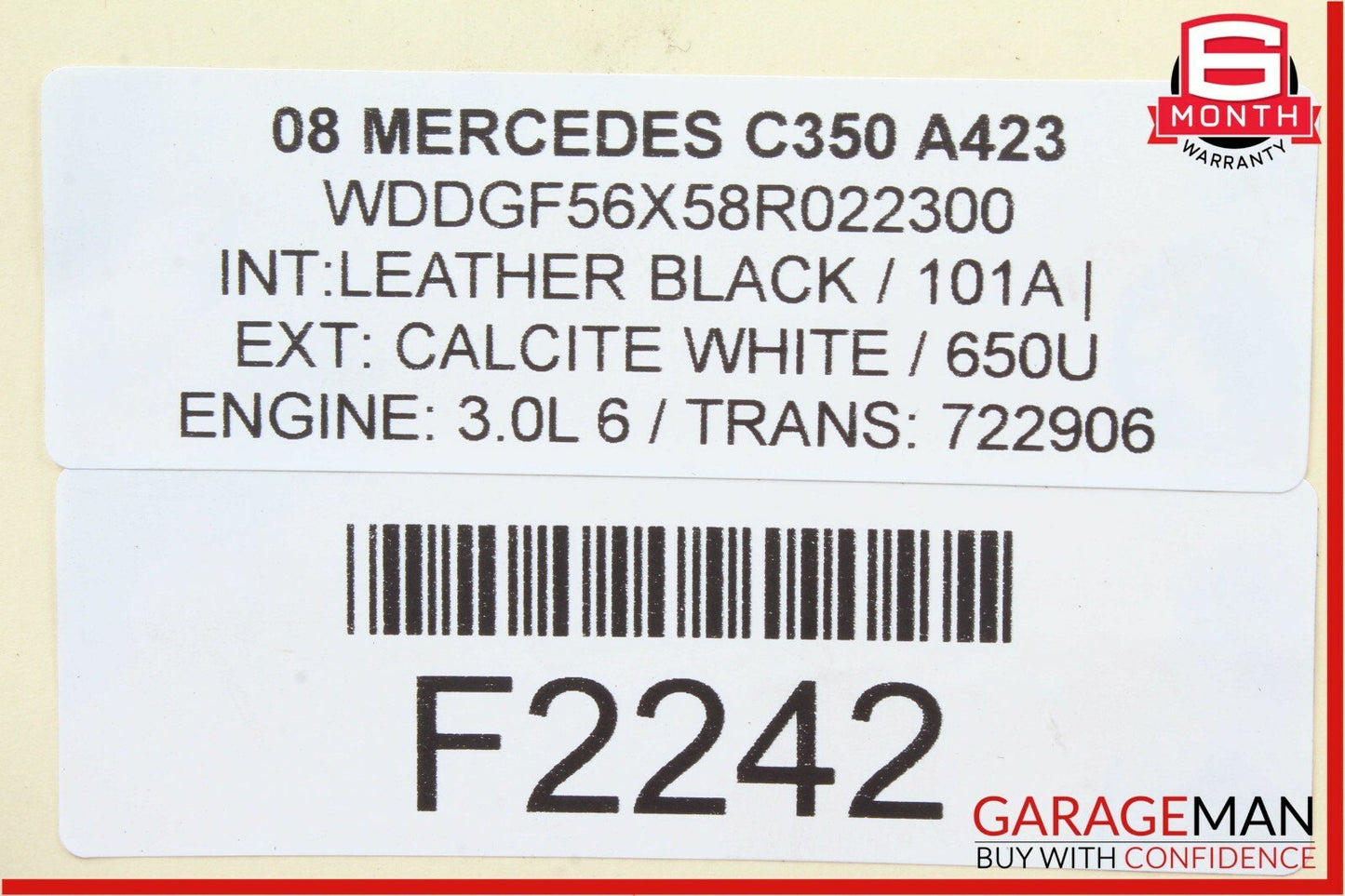 08-11 Mercedes W204 C300 C350 Engine Radiator Cooling Fan Motor Assembly OEM