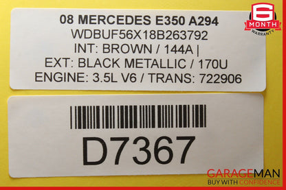 06-09 Mercedes W211 E350 CLS550 Front Left Seat Adjustment Control Module OEM