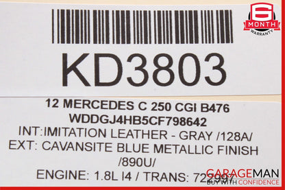 08-16 Mercedes C250 C300 E350 Front Right Side Door Window Regulator Motor Unit