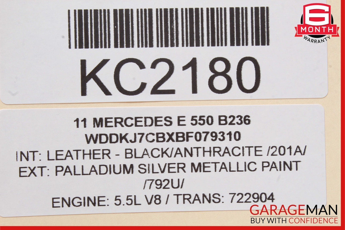 10-17 Mercedes E550 E350 E400 Coupe Rear Window Regulator Control Module Unit