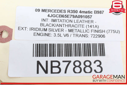 05-12 Mercedes W251 R350 4MATIC ML350 V6 Engine Coolant Motor Water Pump OEM