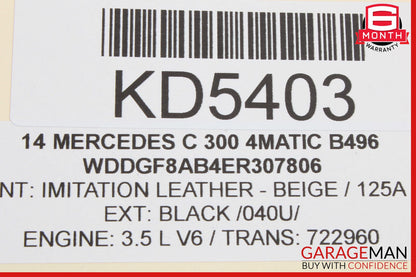08-14 Mercedes W204 C300 C350 C63 Rear Left Door Lock Latch Actuator OEM