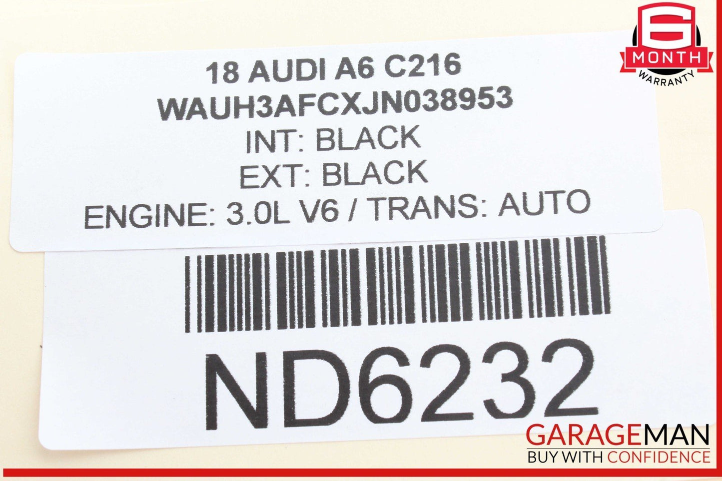 12-18 Audi A6 A7 Front Left Driver Side Shock Strut Absorber 4G0413031D OEM