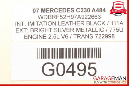 01-07 Mercedes W203 C230 Rear Left Side Door Computer Control Module Unit