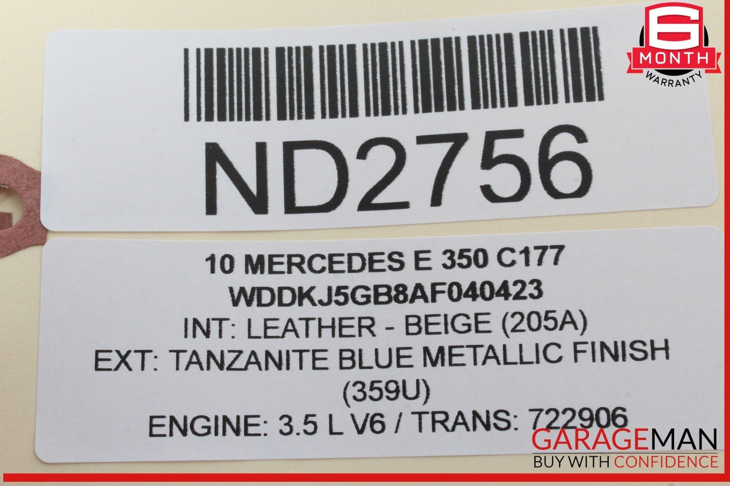 08-17 Mercedes W207 E350 C300 Front Right Side Door Lock Latch Actuator OEM