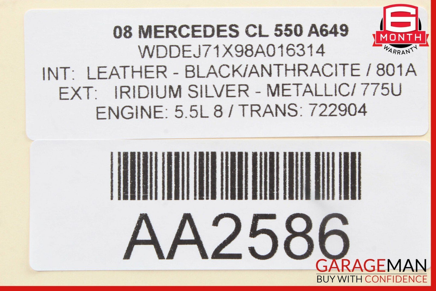 07-13 Mercedes W216 CL550 S550 Park Assist Parktronic Control Module Unit OEM