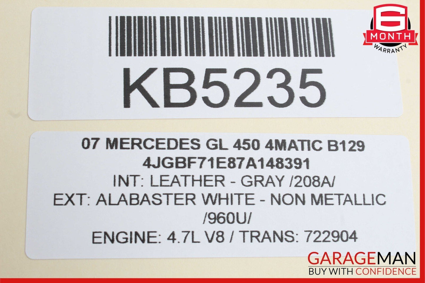 06-12 Mercedes GL450 GL320 R350 ML63 AMG DVD Player Video Splitter
