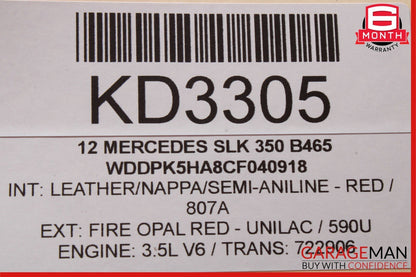 12-16 Mercedes R172 SLK350 SLK250 Floor Gear Shift Shifter Selector Box OEM