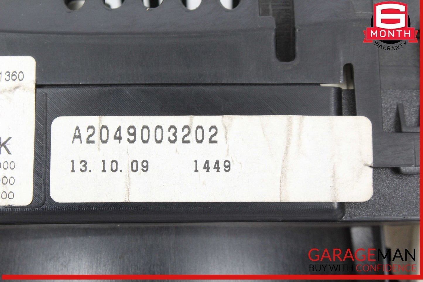 08-11 Mercedes W204 C300 C350 Instrument Speedometer Cluster 2049003202 OEM