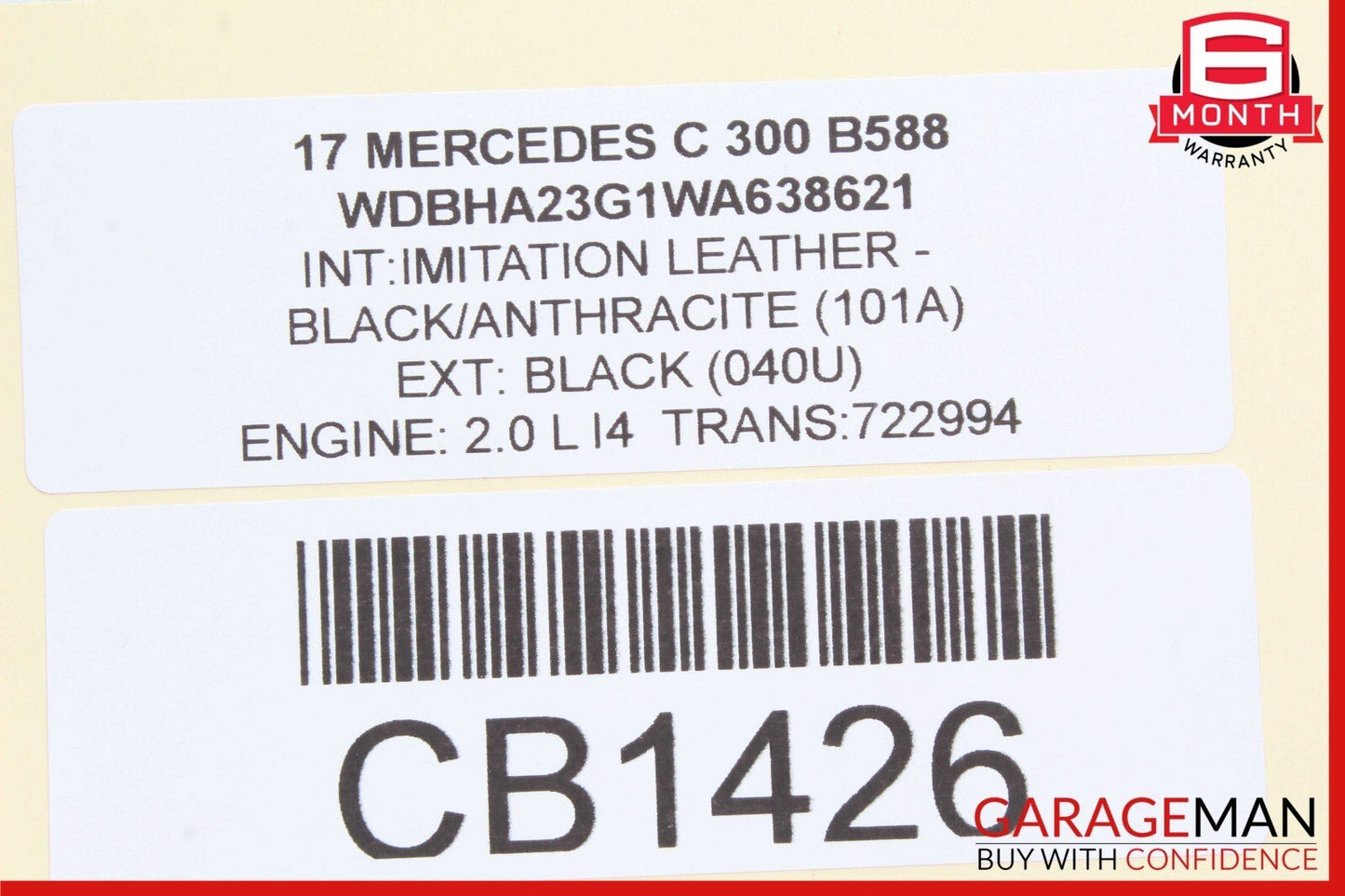 15-20 Mercedes W205 C300 Rear Right / Left Suspension Upper Control Arm OEM