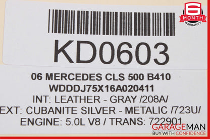 01-11 Mercedes W219 CLS500 E350 Trunk Lid Lock Latch Handle w/ Mechanism OEM