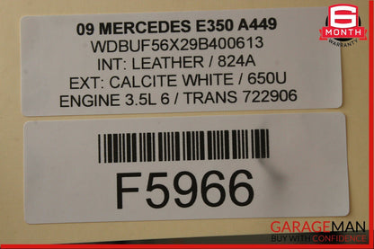 03-09 Mercedes W211 E350 E55 AMG Rear Left Driver Side Exterior Door Handle OEM