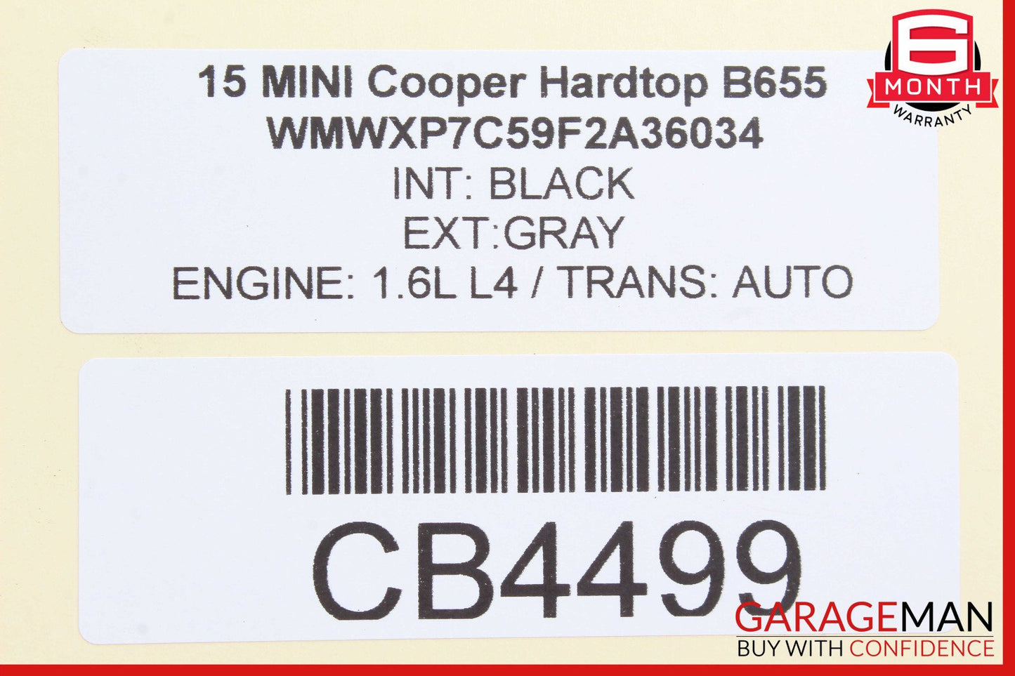 14-19 Mini Cooper Hardtop Power Brake Booster Master Cylinder Reservoir OEM