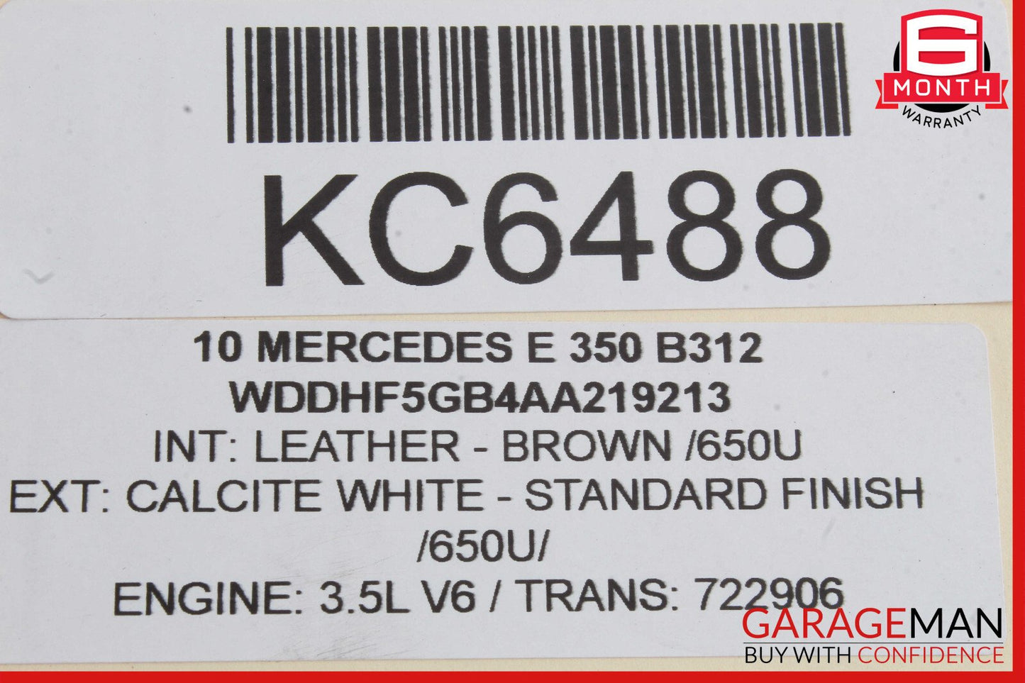08-17 Mercedes W212 E350 SLK350 Trunk Lid Latch Lock Actuator 2047500185 OEM