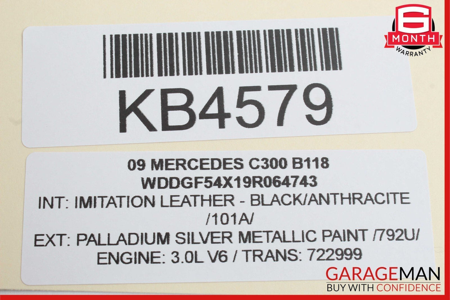 08-11 Mercedes W204 C300 C350 Front Left Driver Side Exterior Door Handle OEM