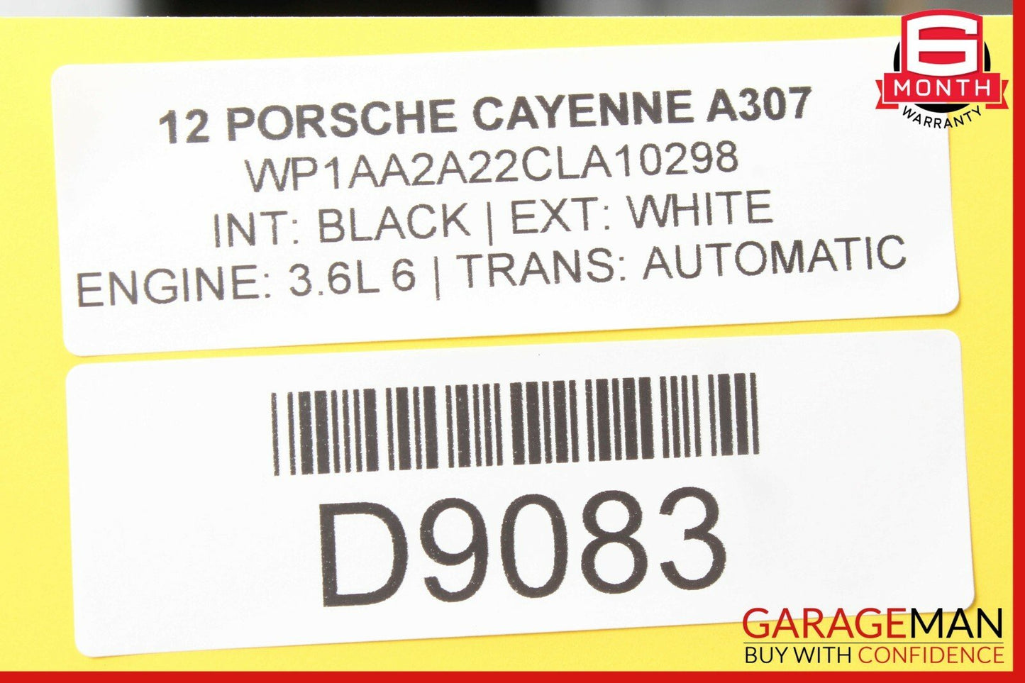 11-17 Porsche Cayenne 958 Rear Seat Heat Lock Switch Control Panel 7P5927325 OEM