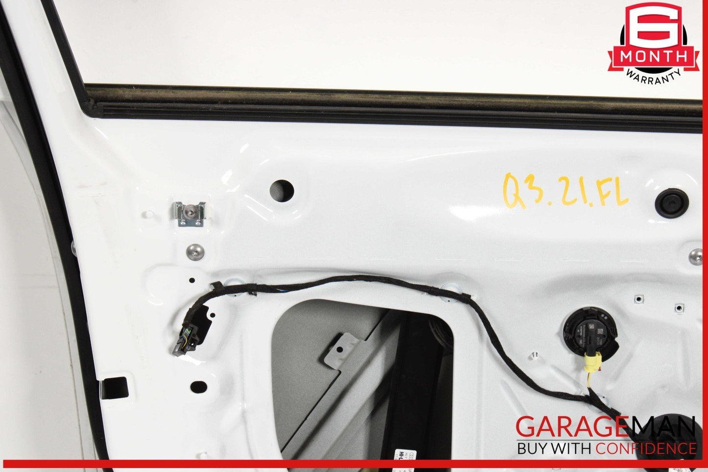 19-25 Audi Q3 Front Left Driver Door Shell Panel White 83A831051D OEM