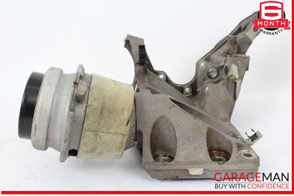 03-06 Porsche Cayenne Turbo 955 Engine Left Side Mount Bracket w/ Motor