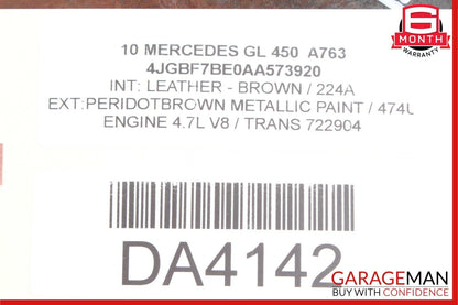 07-15 Mercedes X164 GL450 ML350 Bluetec Diesel Engine Exhaust Manifold Right OEM
