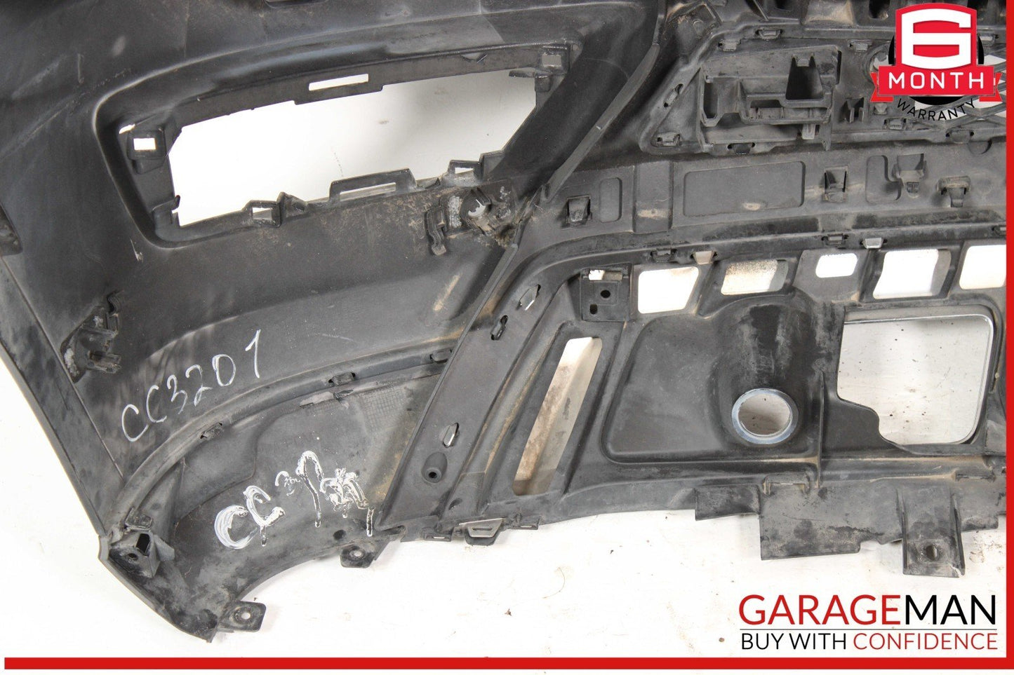 13-16 Mercedes X166 GL450 Base Front Bumper Cover Grille Trim Assembly OEM